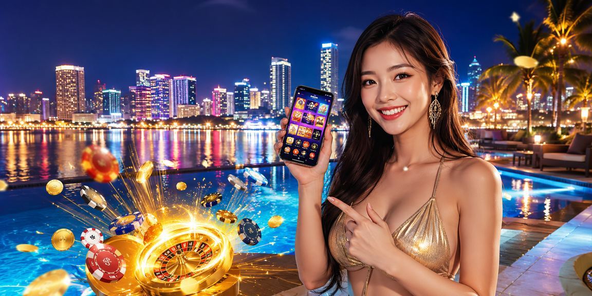 Người dùng dùng ứng dụng cá cược trên điện thoại tại lễ hội biển Nha Trang