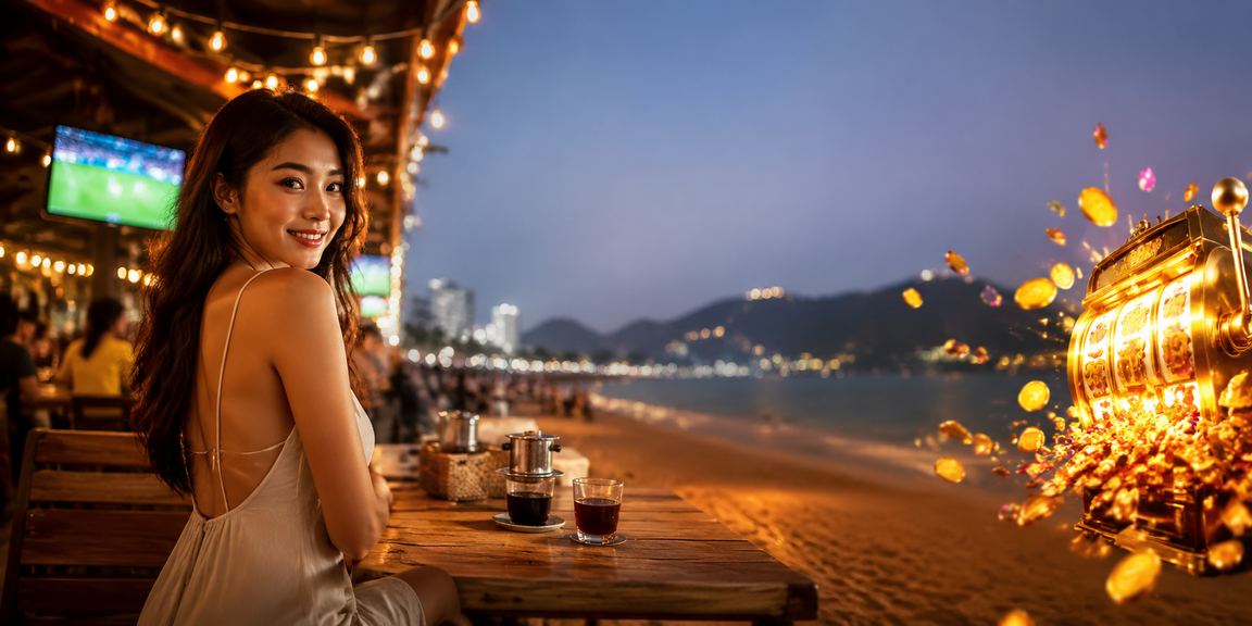 Máy slot game tại quán cà phê Vũng Tàu